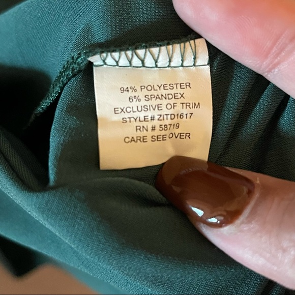 Emerald Green Dress - Picture 5 of 5